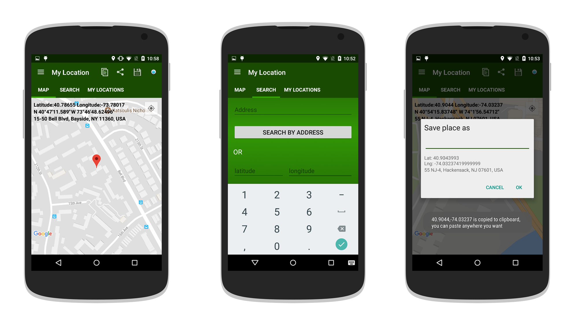 اپلیکیشن My Location - Where Am I